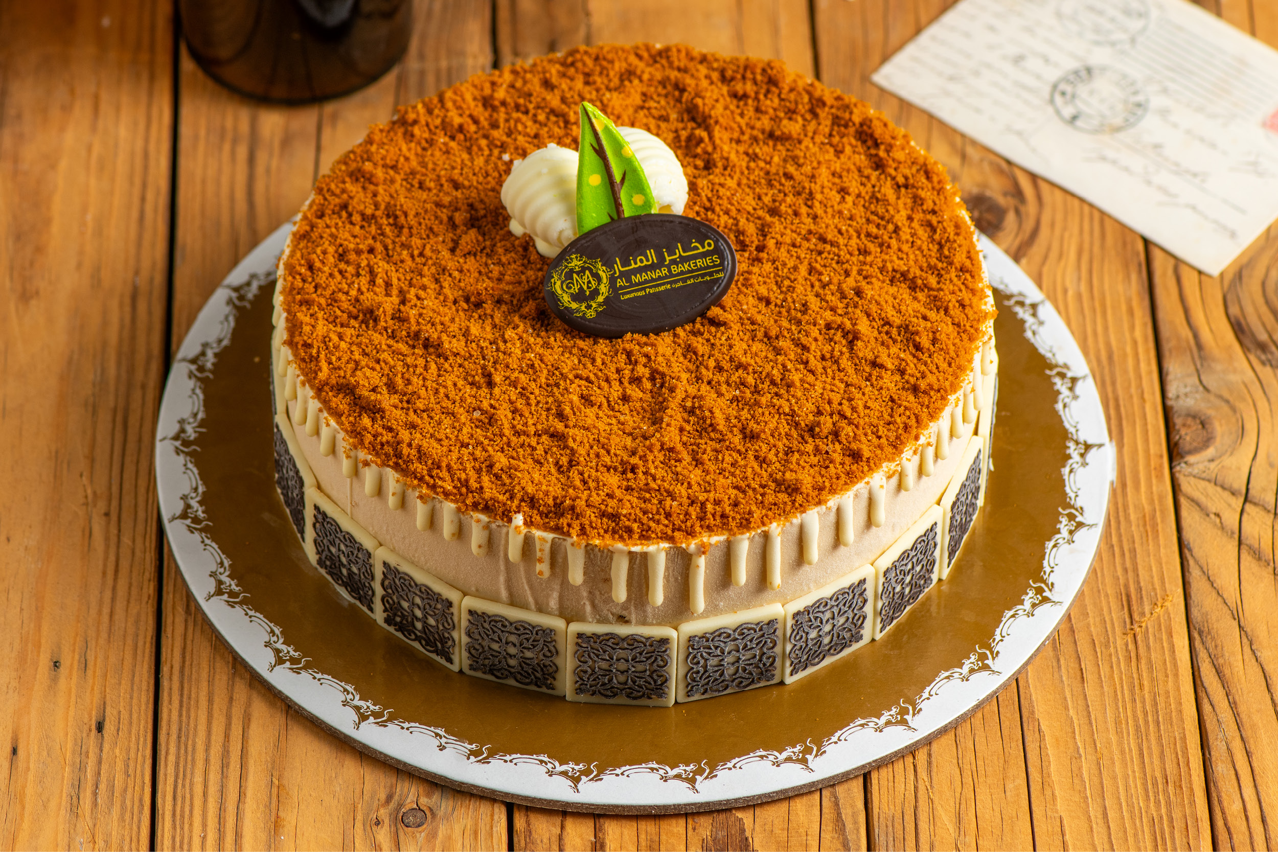 Lotus ice cream cake