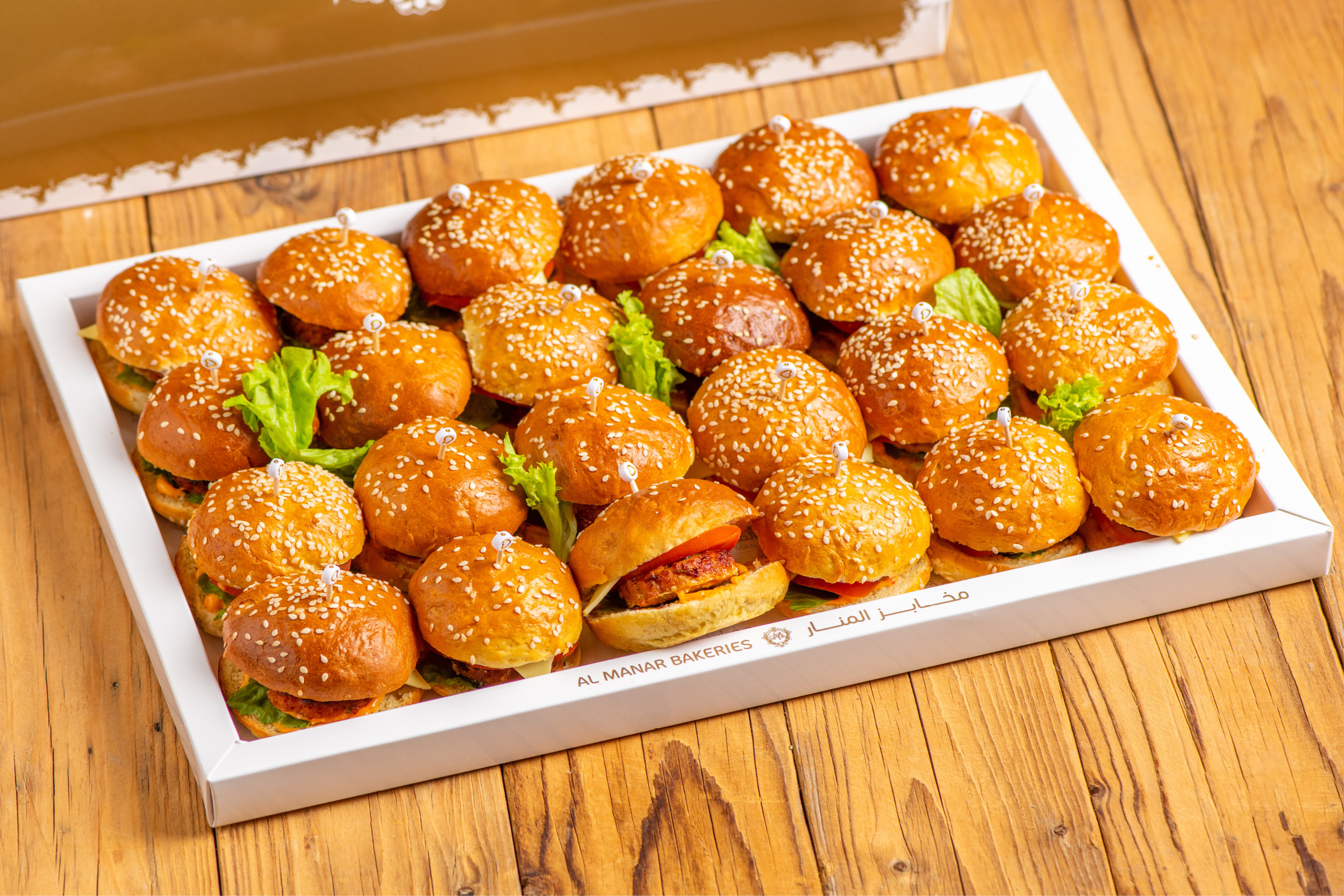 Mini grilled burger 