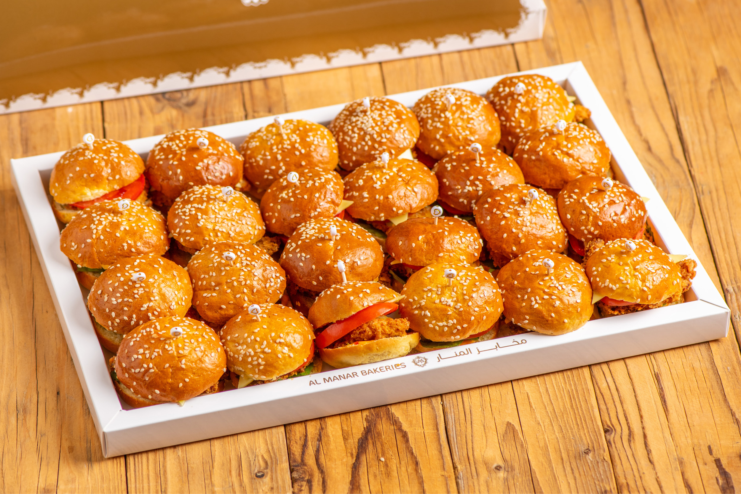Mini crispy burger