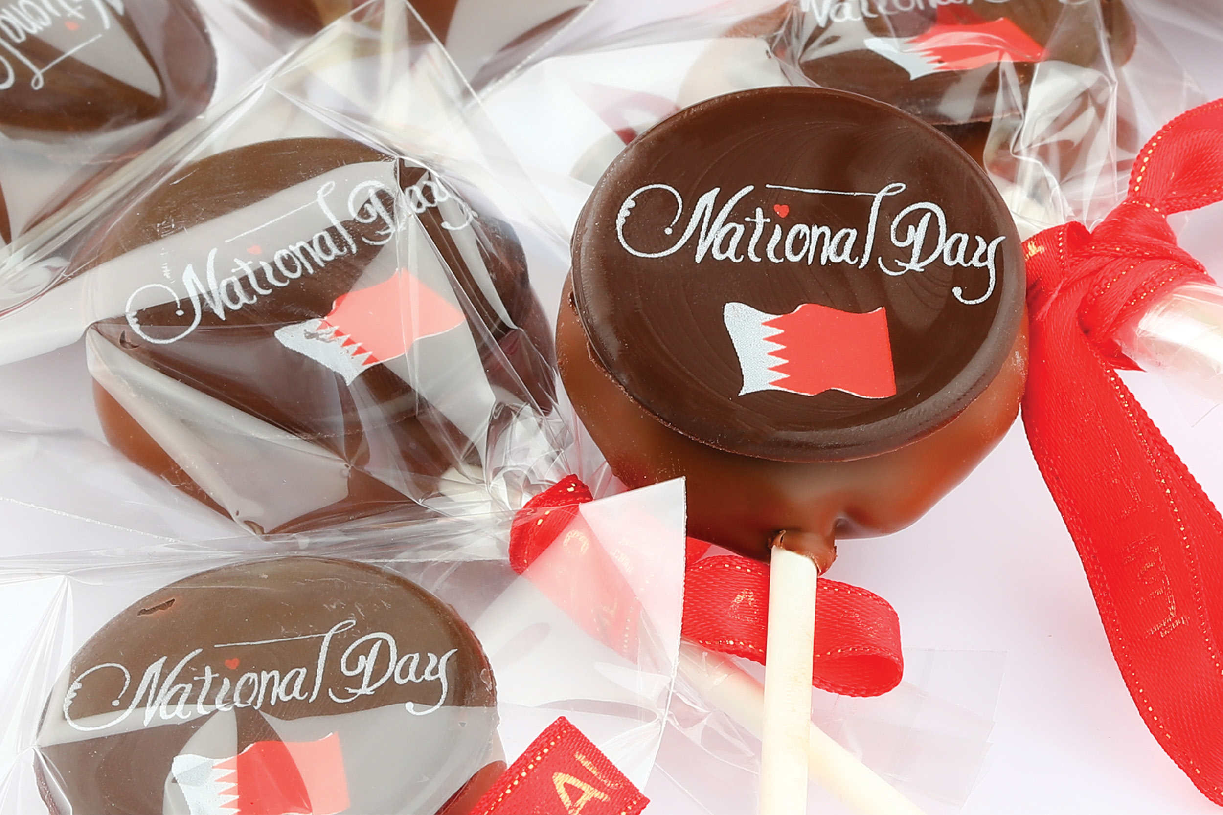 National day chocolate pops
