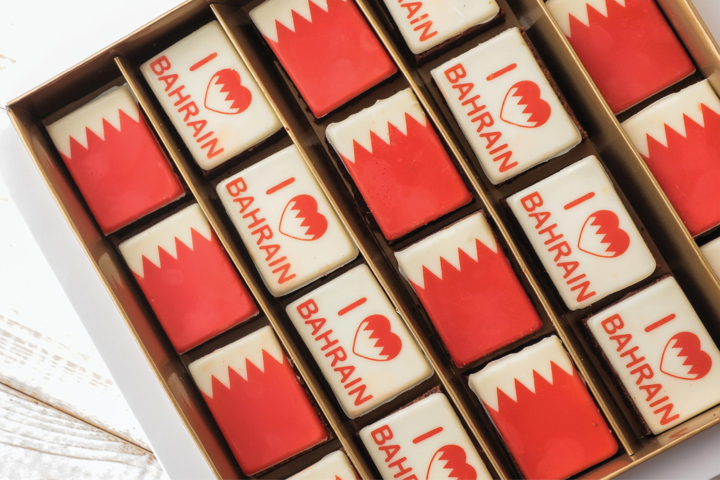 National day brownie box