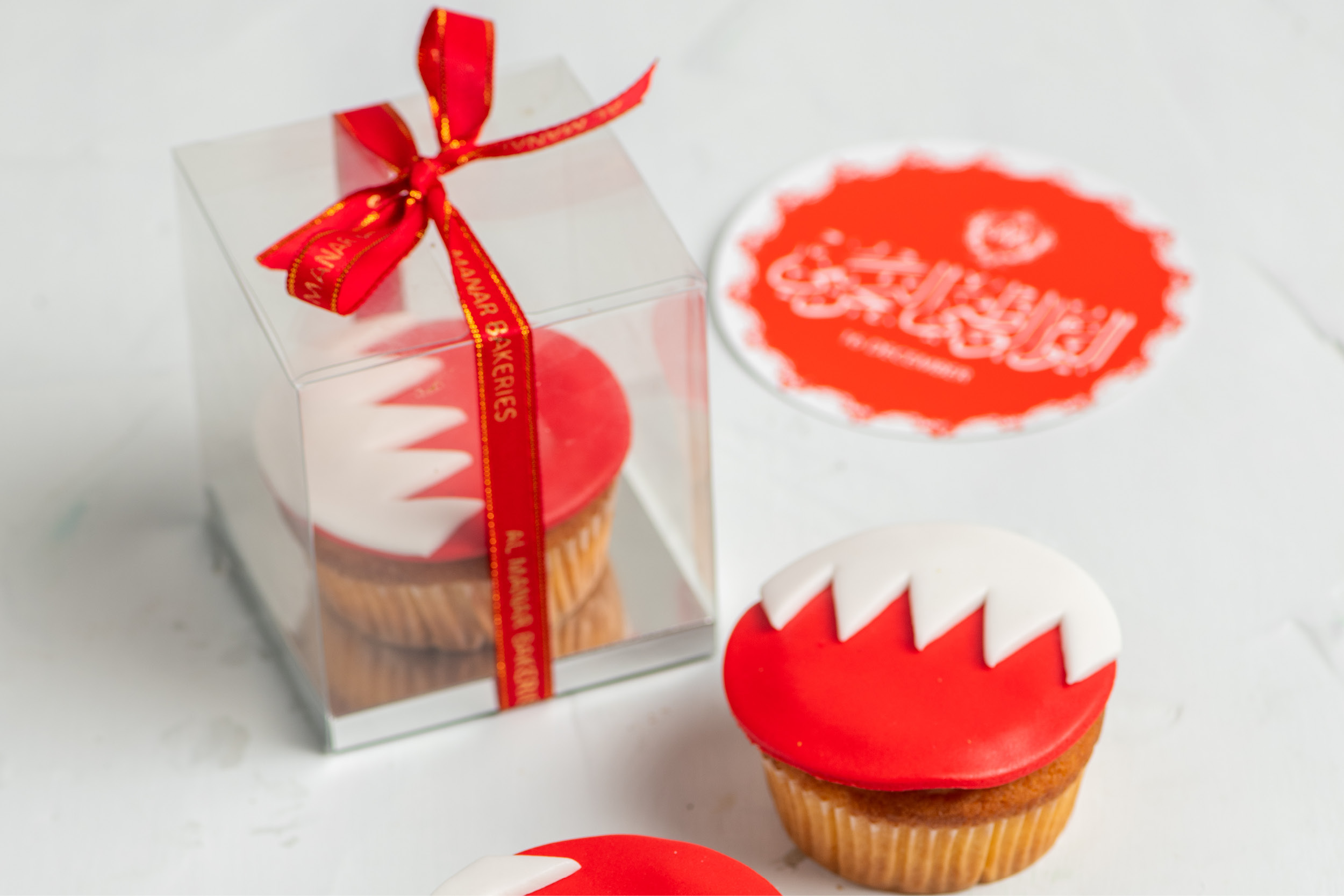 BH flag cupcake