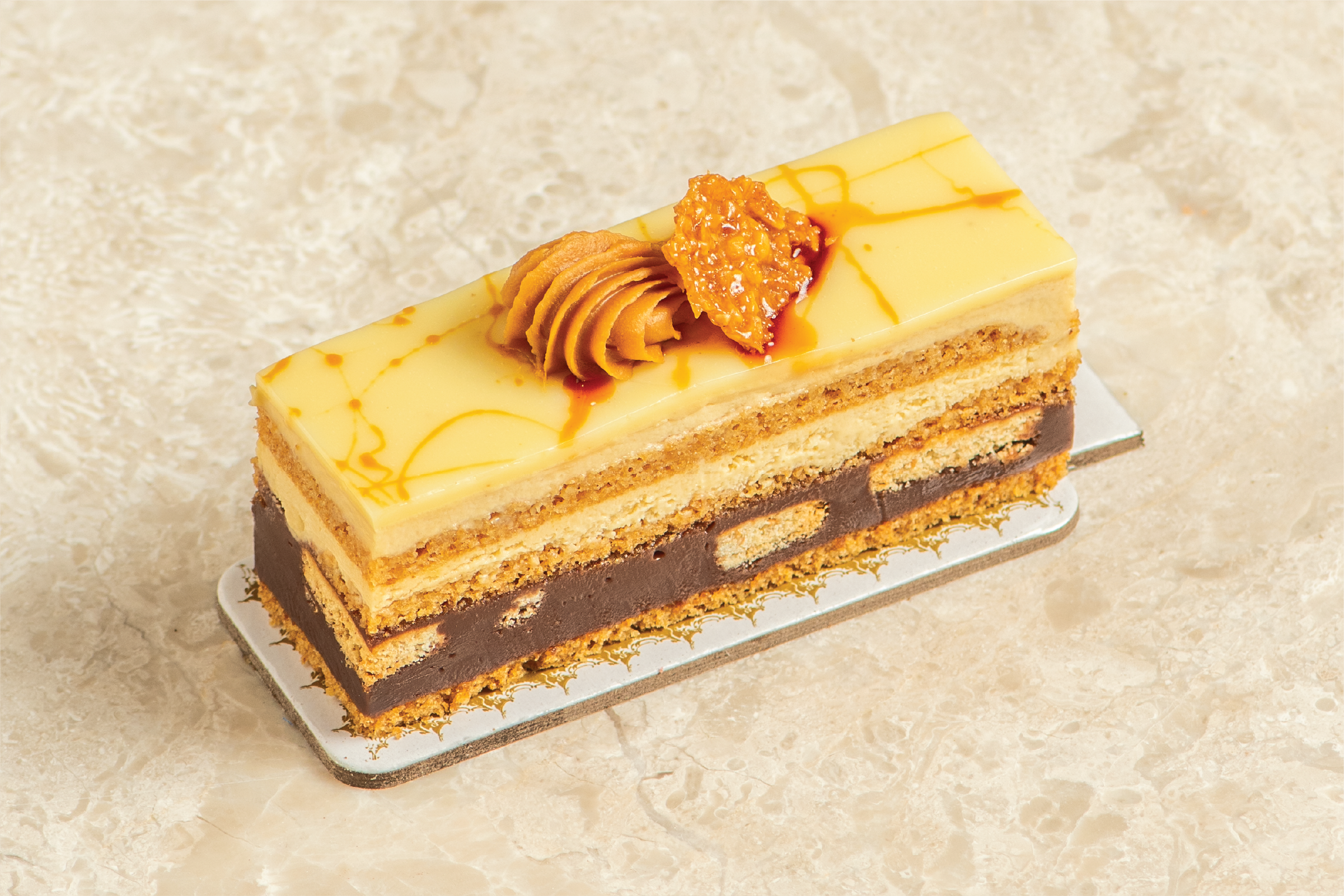 Caramel crumble (pastry)