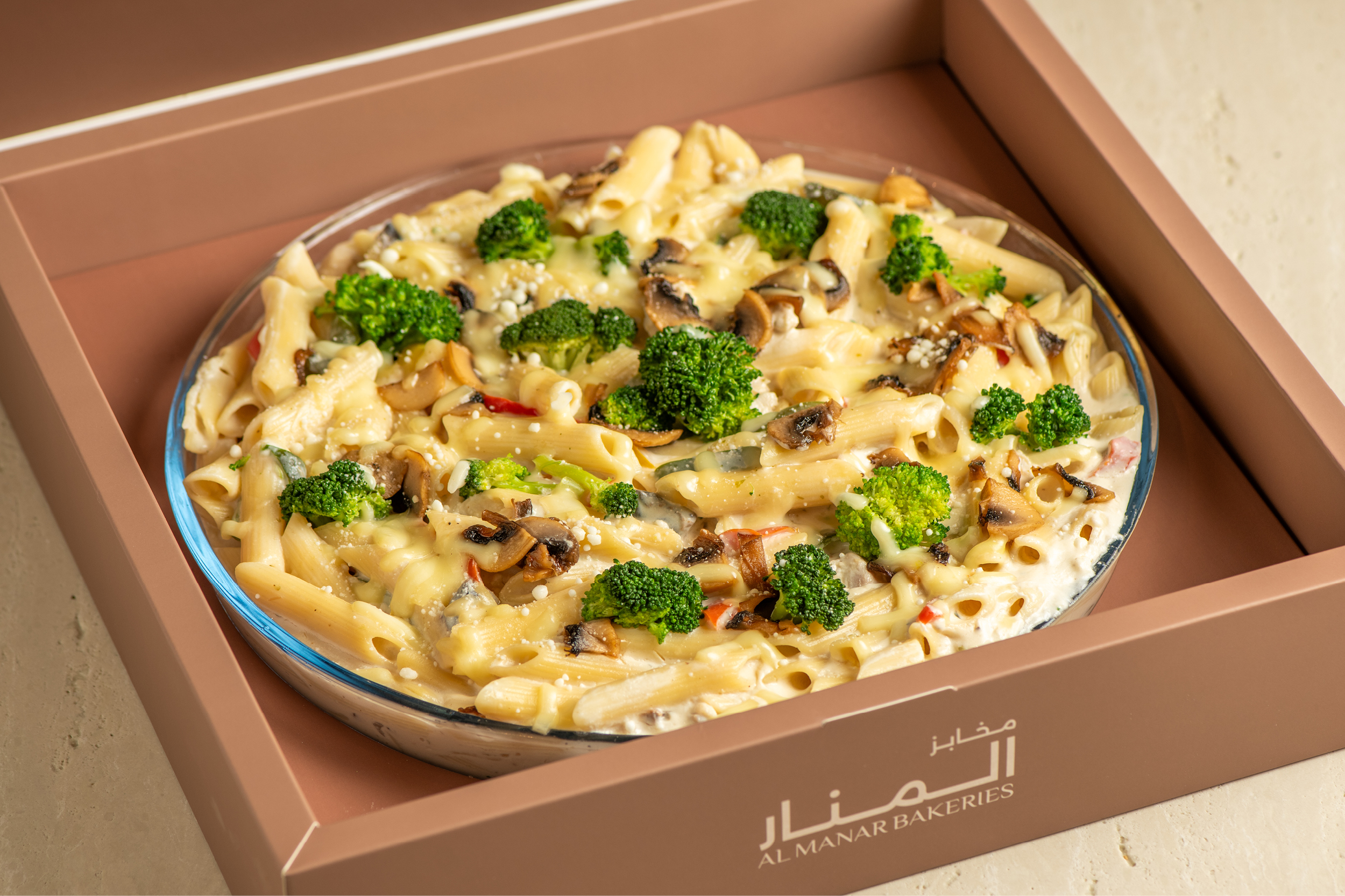 Alfredo penne pasta