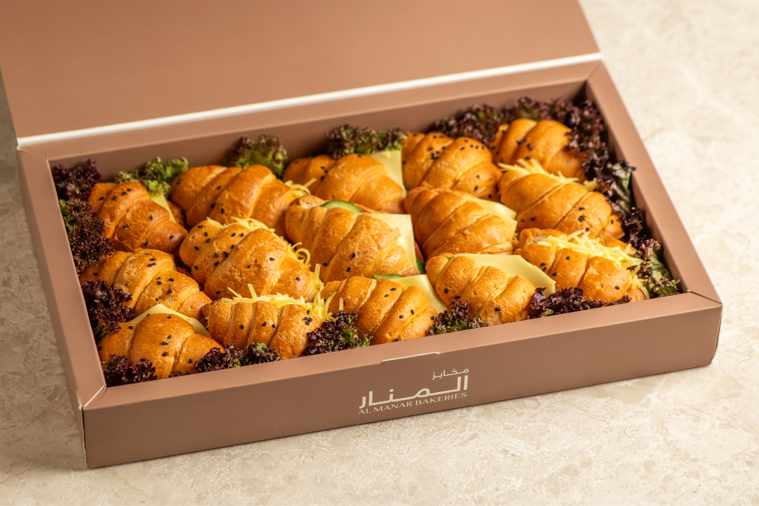 Assorted croissant box